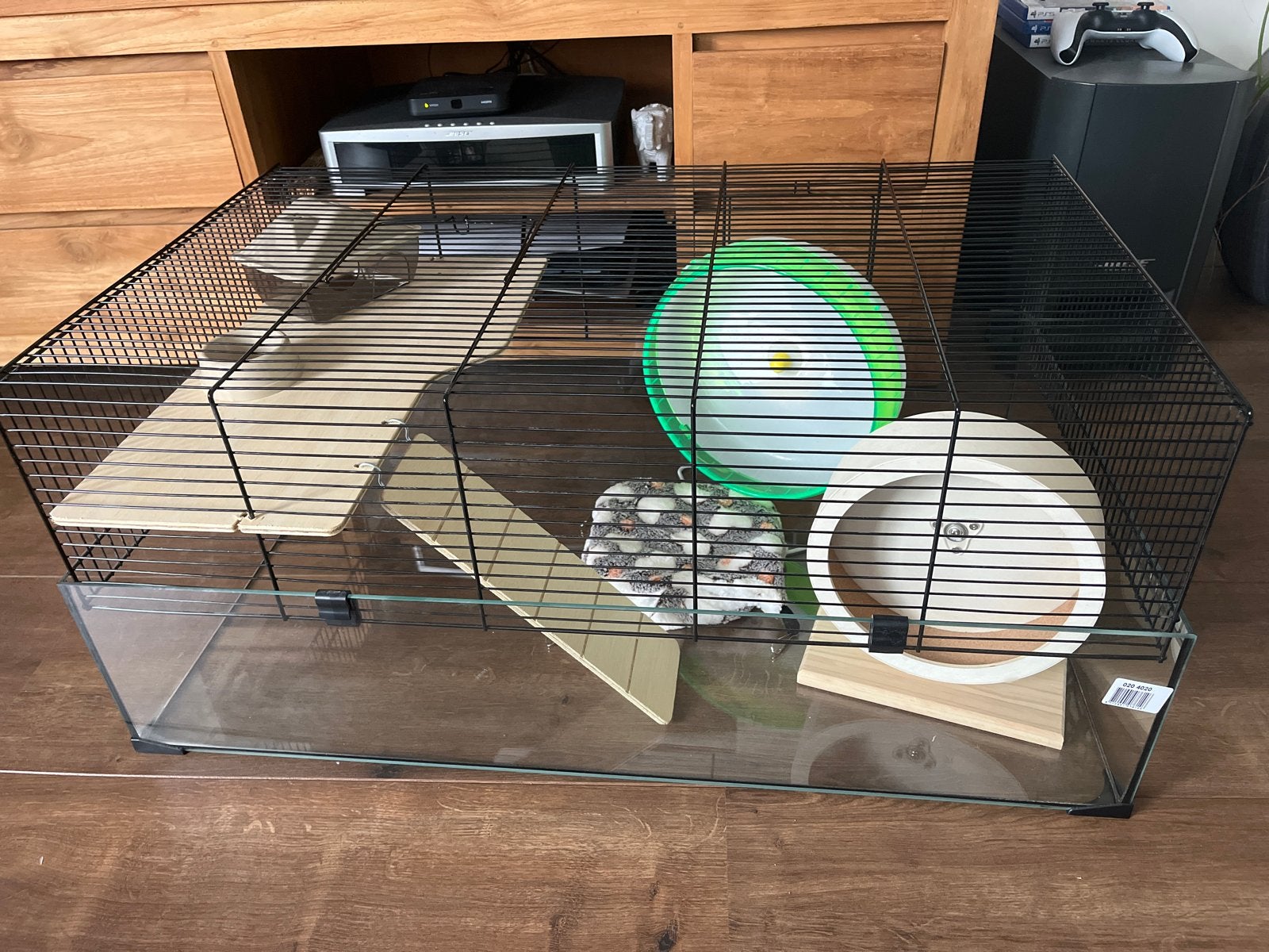 Hamster kooi met spullen, Kooi, Zo goed als nieuw, Hamster, 75 tot 110 cm