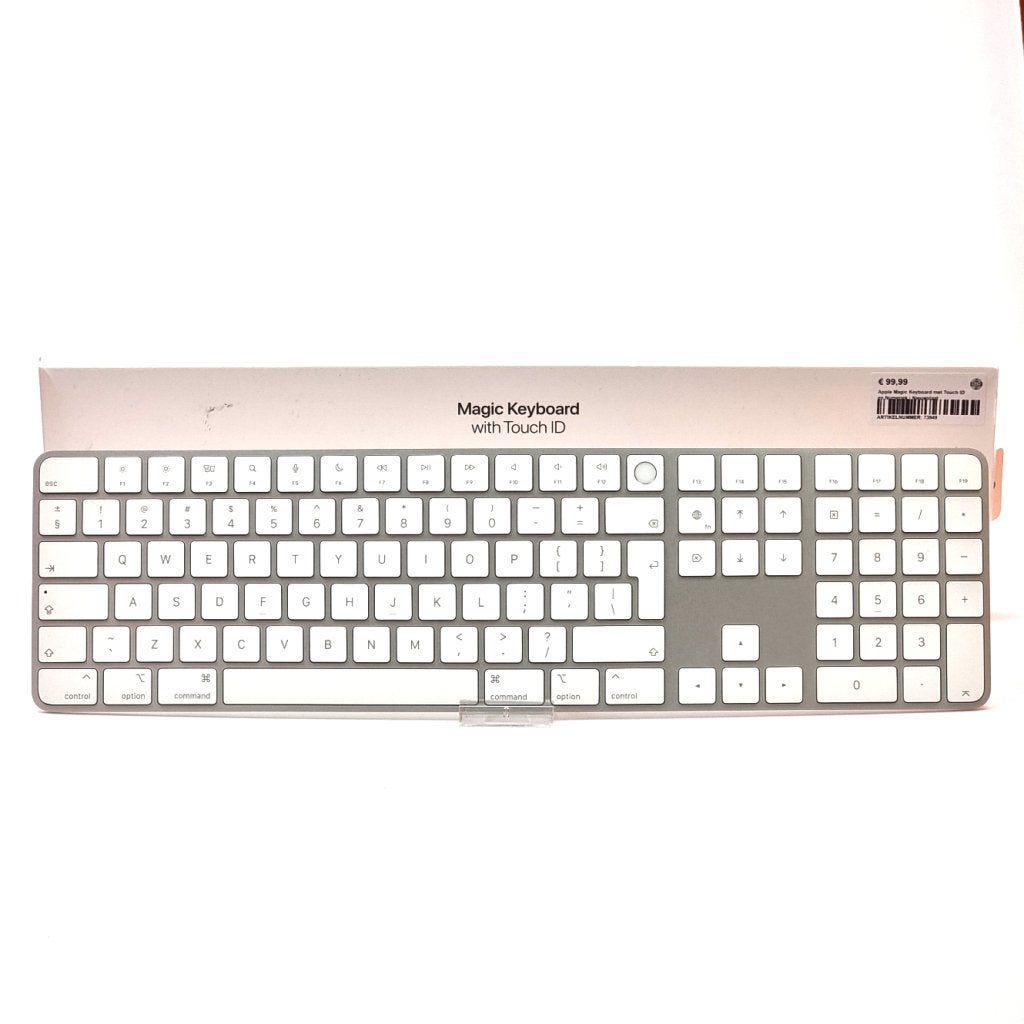 Apple Magic Keyboard met Touch ID en Numeriek | Nieuwstaat, Computers en Software, Toetsenborden, Apple, Zo goed als nieuw, Support@apple.com