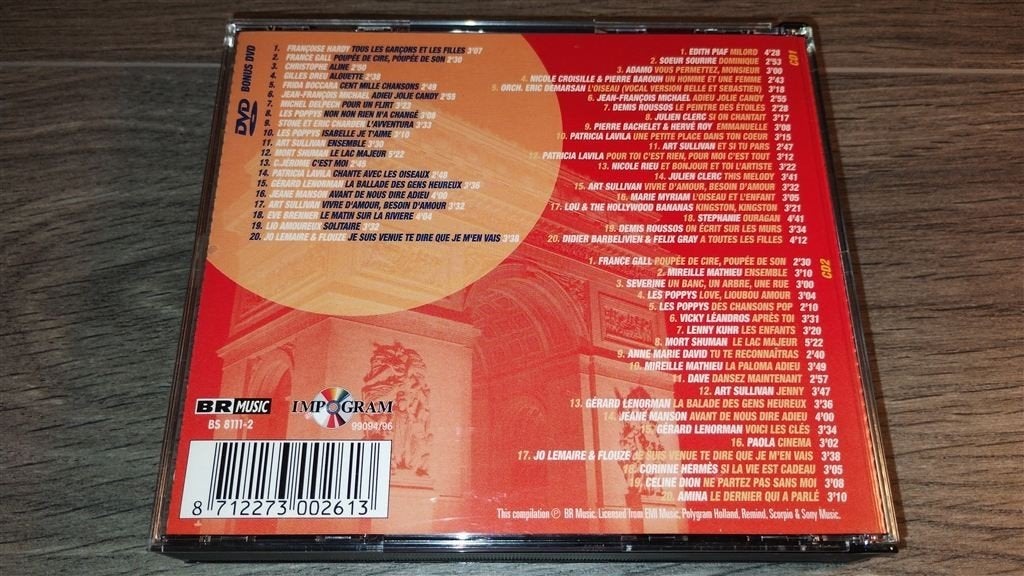 Bonjour La France Vol 2 [2 CD + DVD], Ophalen of Verzenden, Zo goed als nieuw