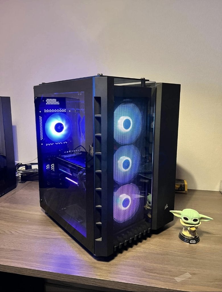 PC gaming Setup with Steering Wheel, Ophalen, 32 GB, Zelf gebouwde pc, Zo goed als nieuw