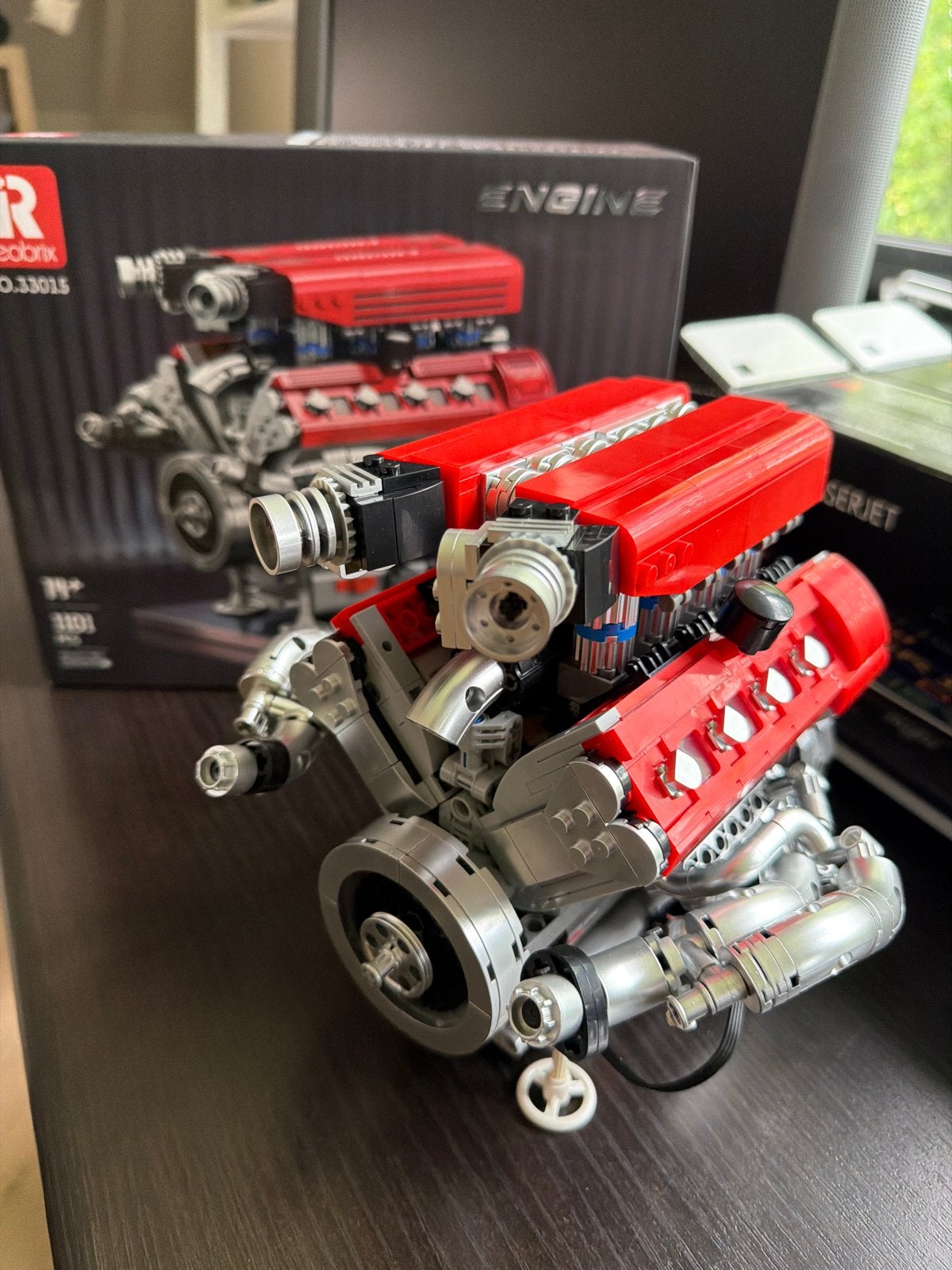 Reobrix F1 Motorblok Bouwset Elektrisch 1101 onderdelen, Verzenden, Zo goed als nieuw, Overige merken