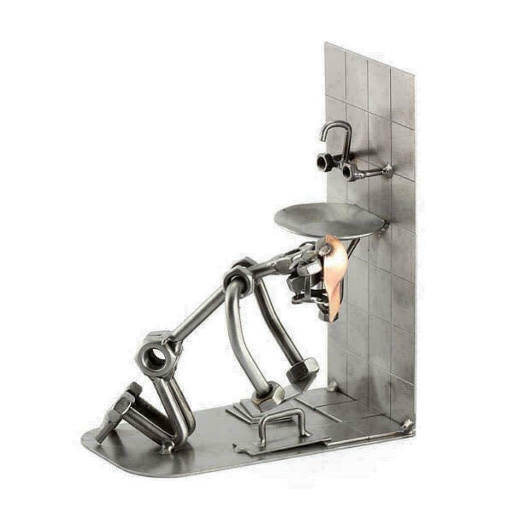 Tegelzetter beeldje - steelman, tegels, vloer, cadeau, bouw, Verzamelen, Beelden en Beeldjes, Ophalen of Verzenden