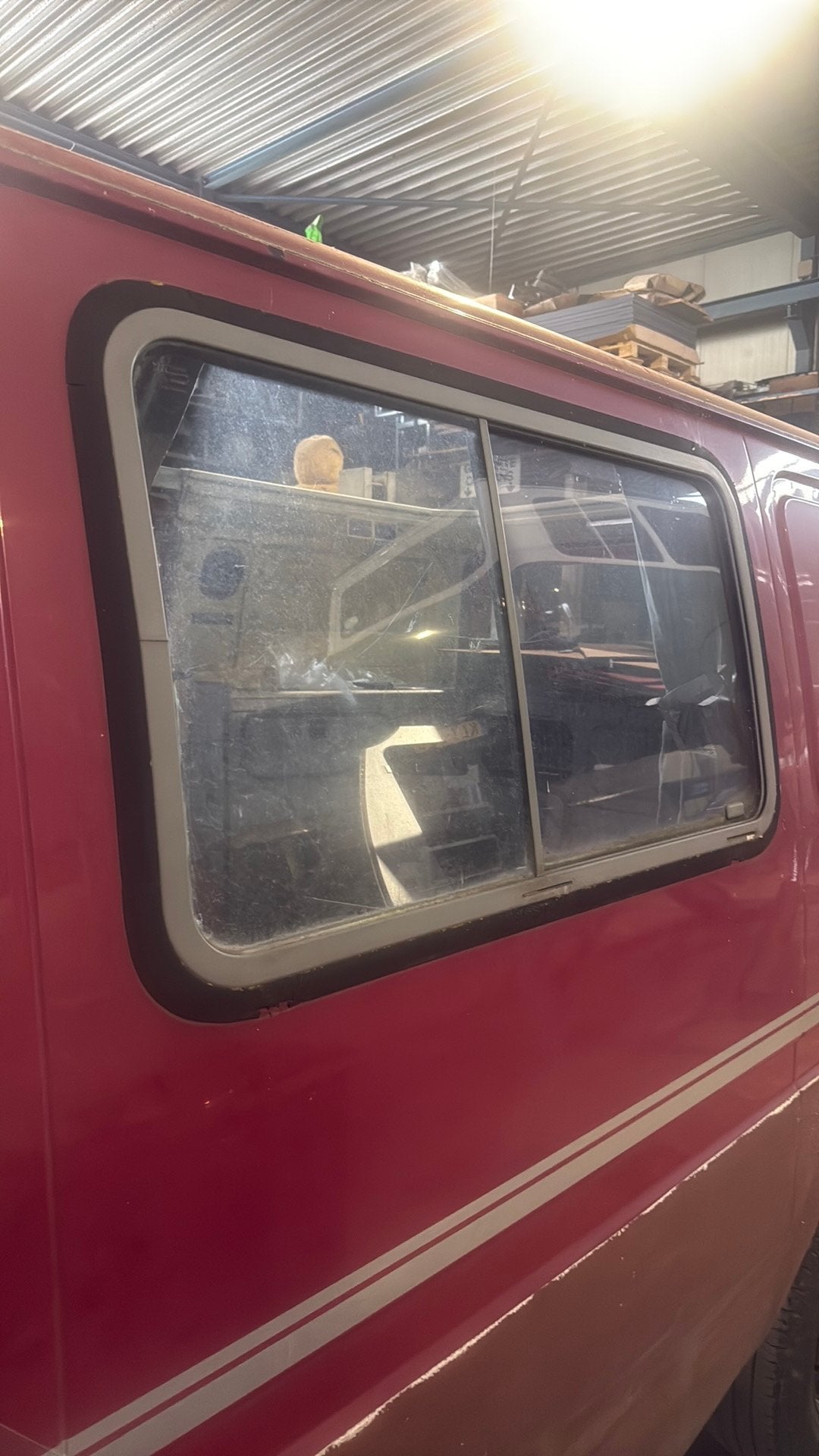 Ford transit MK 3 MK 4/5 schuifraam rechts, Auto-onderdelen, Ophalen, Rechts, Ford, Deur