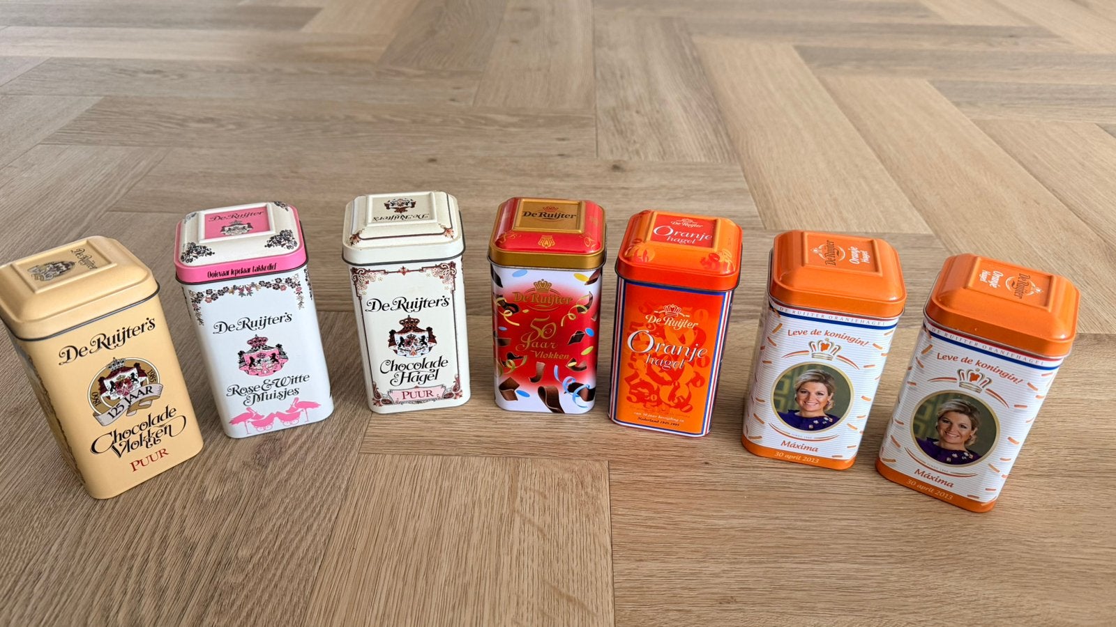 7 de Ruijter blikken., Verzamelen, Ophalen, Zo goed als nieuw, Overige