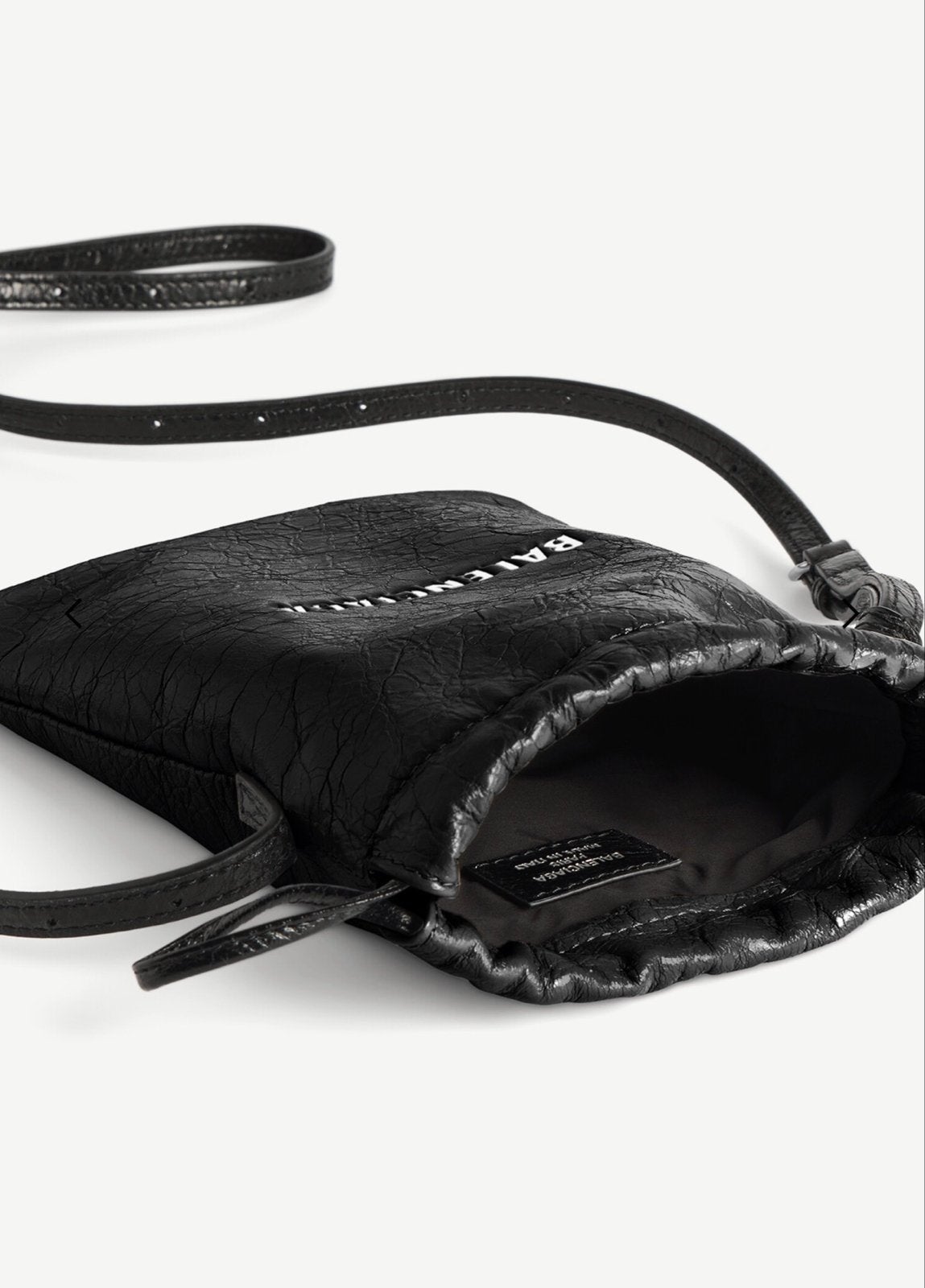 Balenciaga Arena Lamsleren Crossbody Tas - Zwart, Sieraden, Tassen en Uiterlijk, Ophalen of Verzenden, Zo goed als nieuw, Zwart