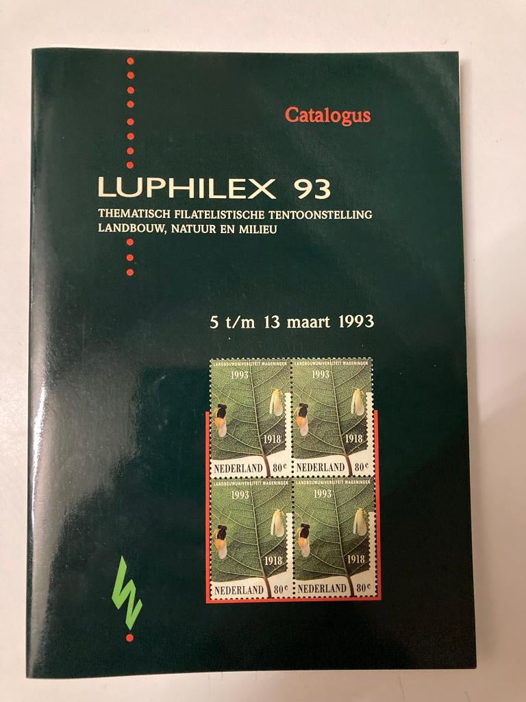 Luphilex 93 overzicht filatelie tentoonstelling catalogus, Ophalen of Verzenden, Catalogus