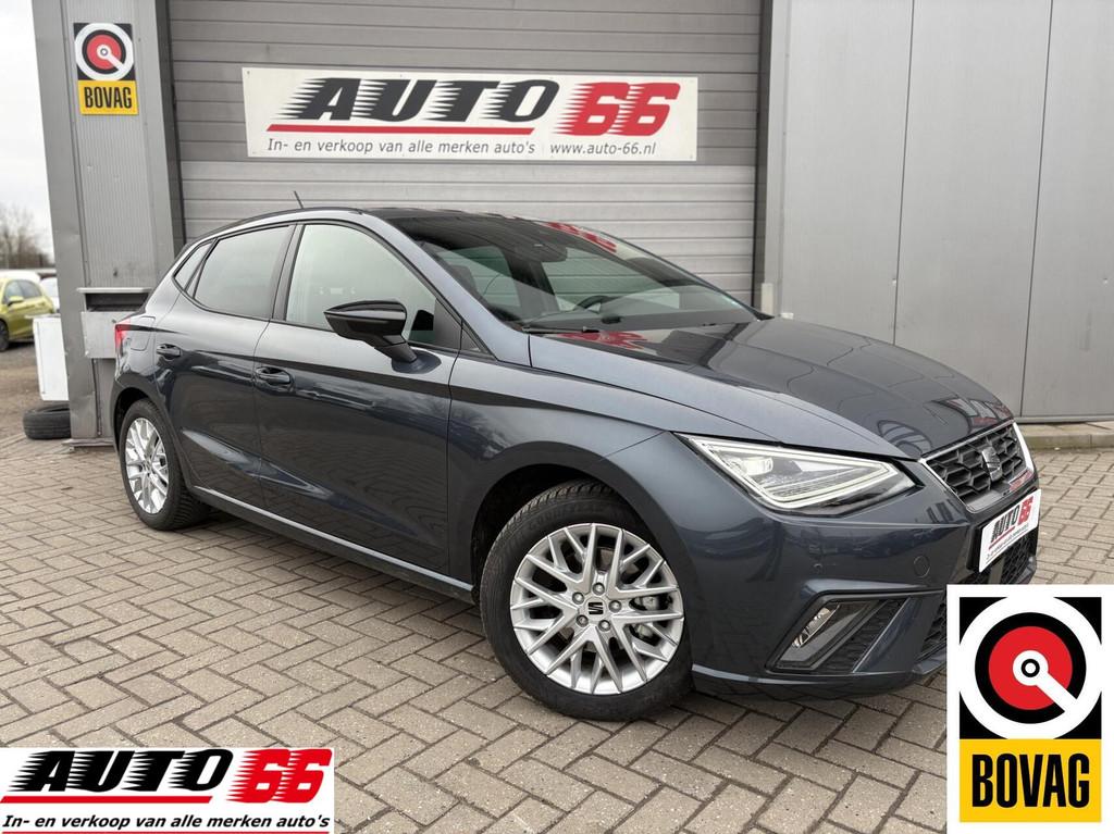 Seat Ibiza 1.0 EcoTSI FR Business Connect 120pk Automaat, Auto's, Stof, Gebruikt, 580 kg, Adaptive Cruise Control