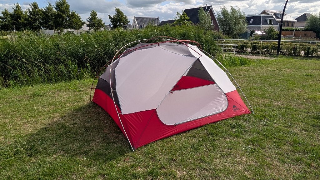 Tent MSR Elixer 4 personen, Ophalen of Verzenden, Gebruikt, Tot en met 4