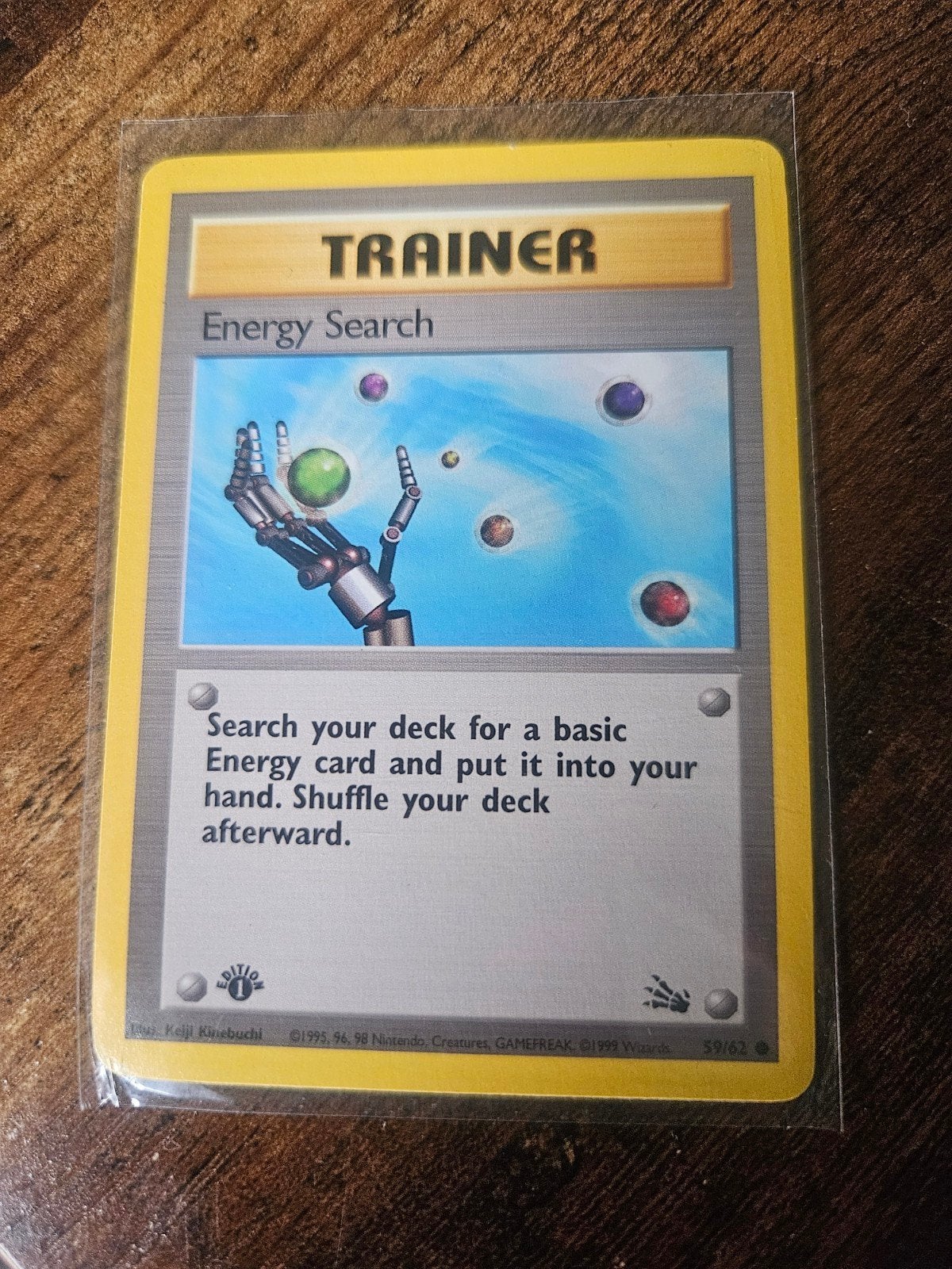 Pokémon Trainer Energy Search Kaart (59/102), Ophalen of Verzenden, Gebruikt, Losse kaart