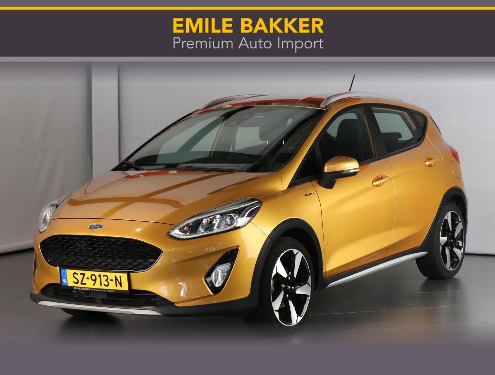 Ford Fiesta 1.0 EcoBoost Active, Auto's, Voorwielaandrijving, Stof, Gebruikt, 49 €/maand