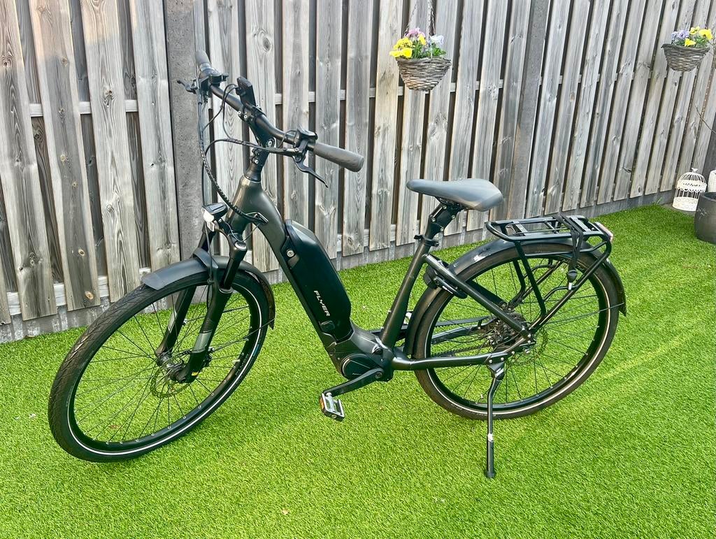 Flyer E-bike met stevige ketting net onderhouden, Ophalen, Gebruikt, 50 km per accu of meer, Overige merken