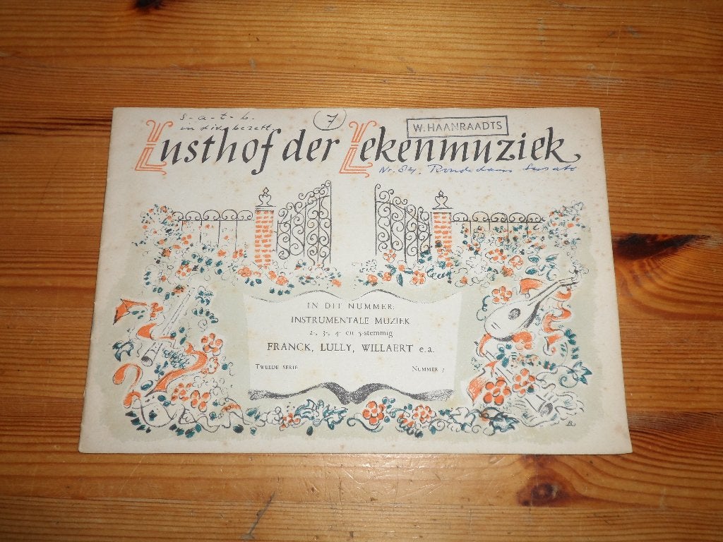 Lusthof der lekenmuziek, Gebruikt, Ophalen of Verzenden, Blokfluit, Artiest of Componist