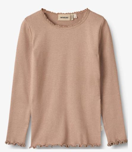 Wheat t- shirt lange mouw nougat roze maat 116 - nieuw -, Meisje, Nieuw, Ophalen of Verzenden, Shirt of Longsleeve
