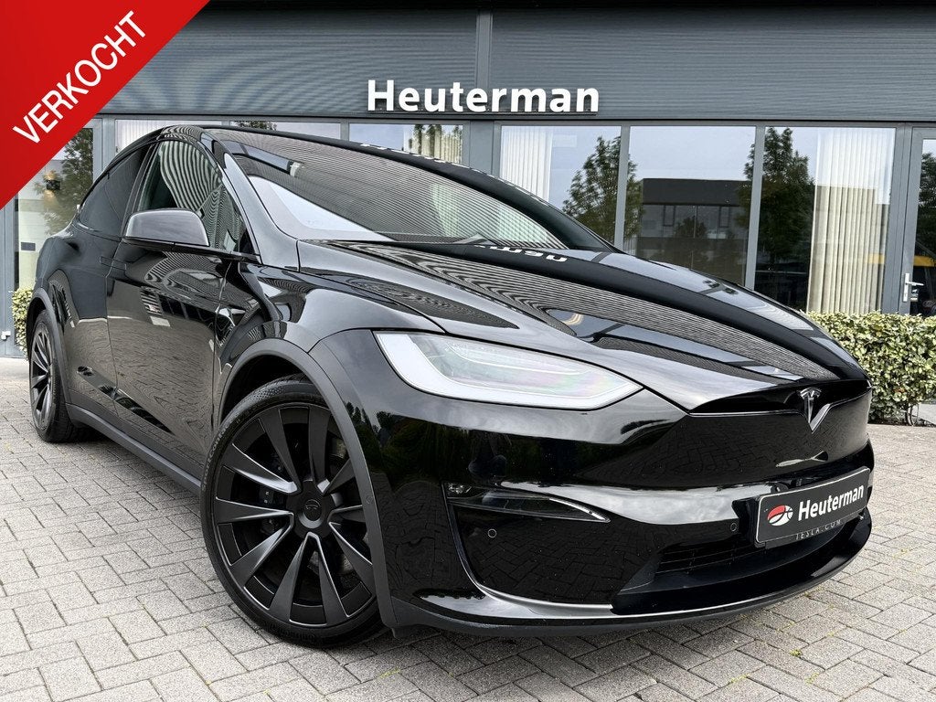 Tesla Model X Plaid 1020PK AWD 6p. 100kWh Yoke/ Full Options, Auto's, Tesla, Bedrijf, Model X, 4x4, ABS, Achteruitrijcamera, Adaptieve lichten