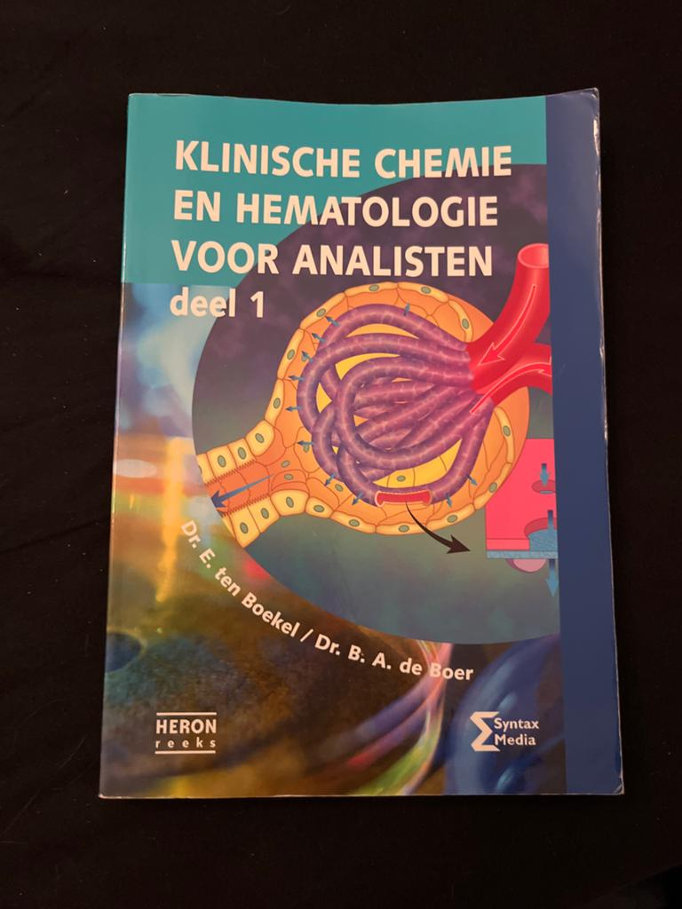 Klinische Chemie en Hematologie voor Analisten deel 1, Boeken, Verzenden, Beta, Zo goed als nieuw, HBO
