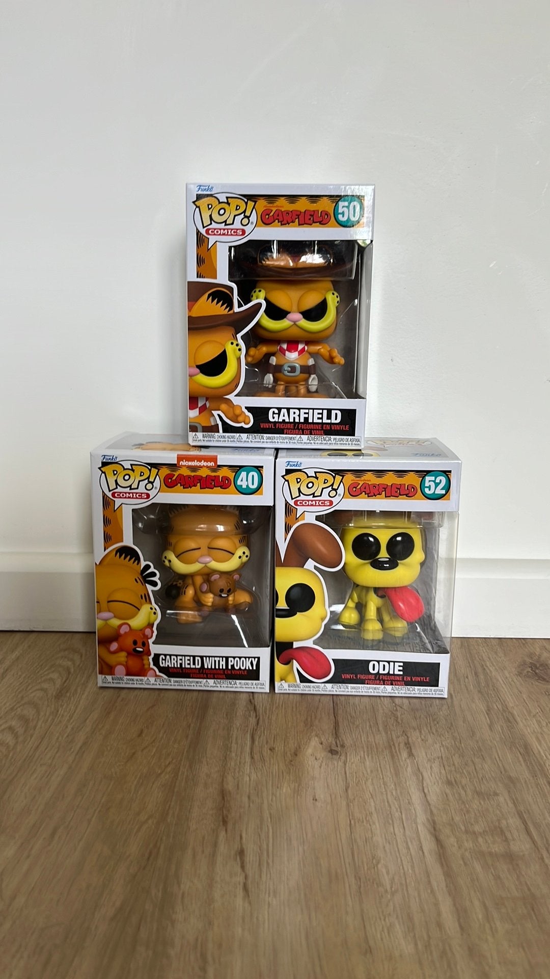 Garfield Funko pop verzameling, nr 40, 50 en 52 (comics set), Ophalen of Verzenden, Zo goed als nieuw
