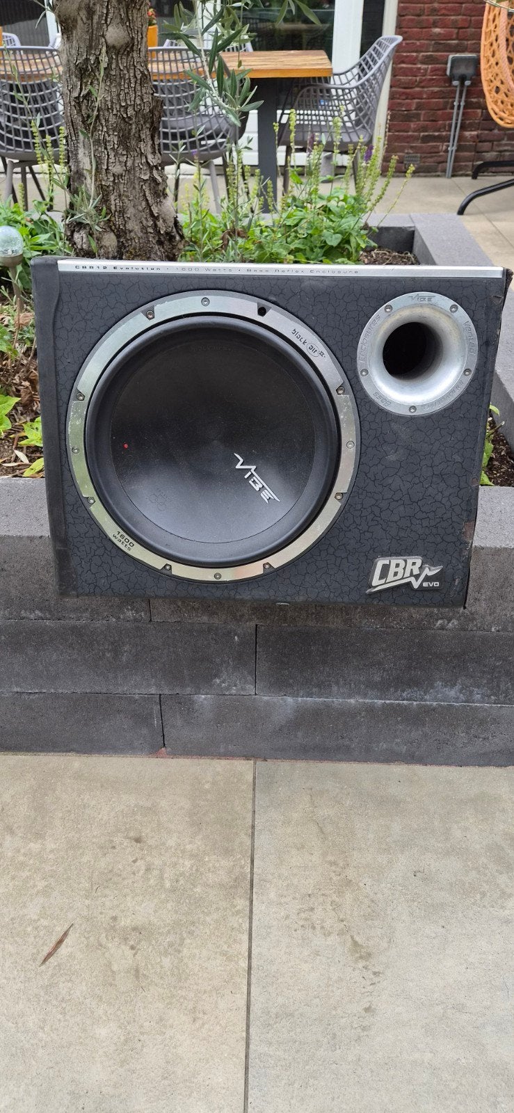 CBR EVO Subwoofer 1600watt, Auto diversen, Ophalen, Gebruikt