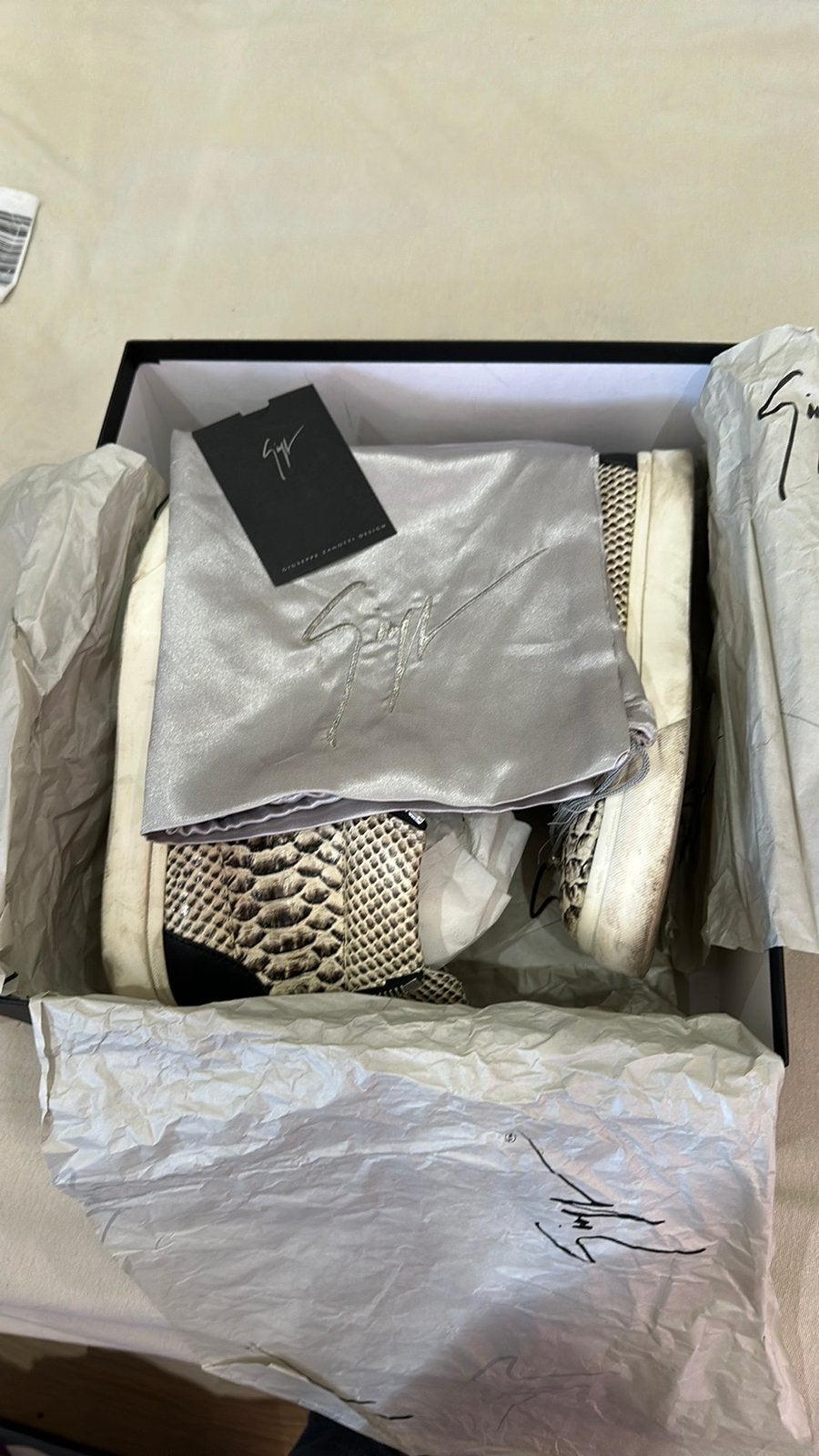 Giuseppe Zanotti, Ophalen, Overige kleuren, Nieuw, Sneakers of Gympen