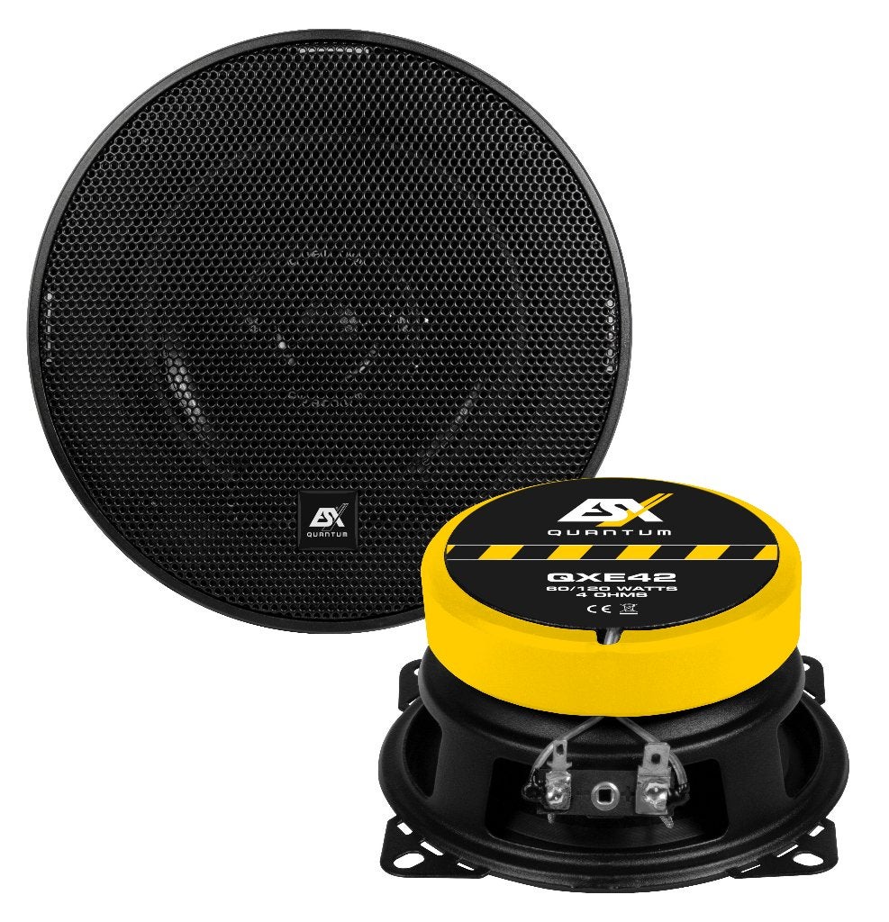 ESX Quantum QXE42 10 cm (4 inch ) 2-Way Coaxial Speakers, Audio-design, Nieuw, Am Breilingsweg 3, 76709 Kronau, Duitsland, Ophalen of Verzenden