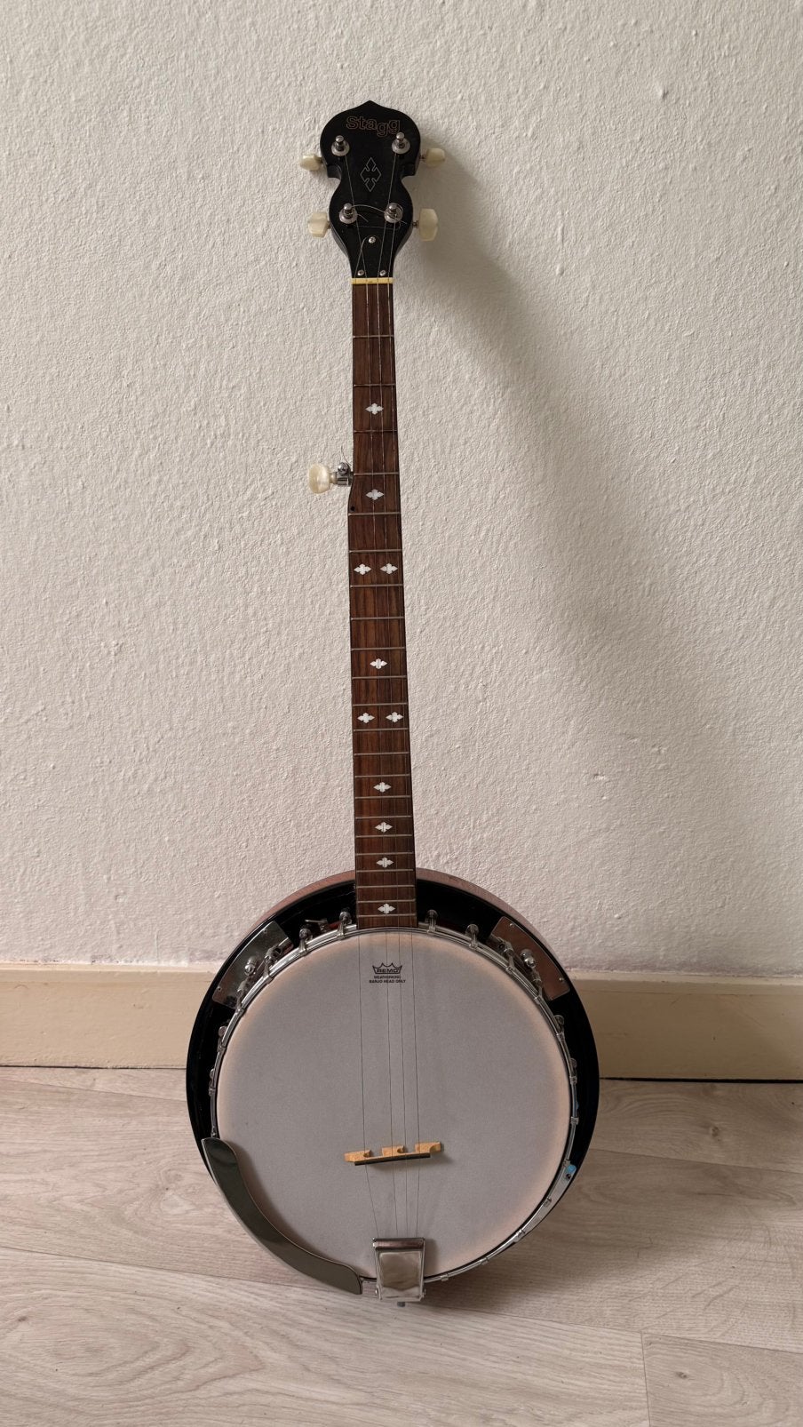 Stagg banjo 5 snaren met toebehoren, Ophalen, Gebruikt
