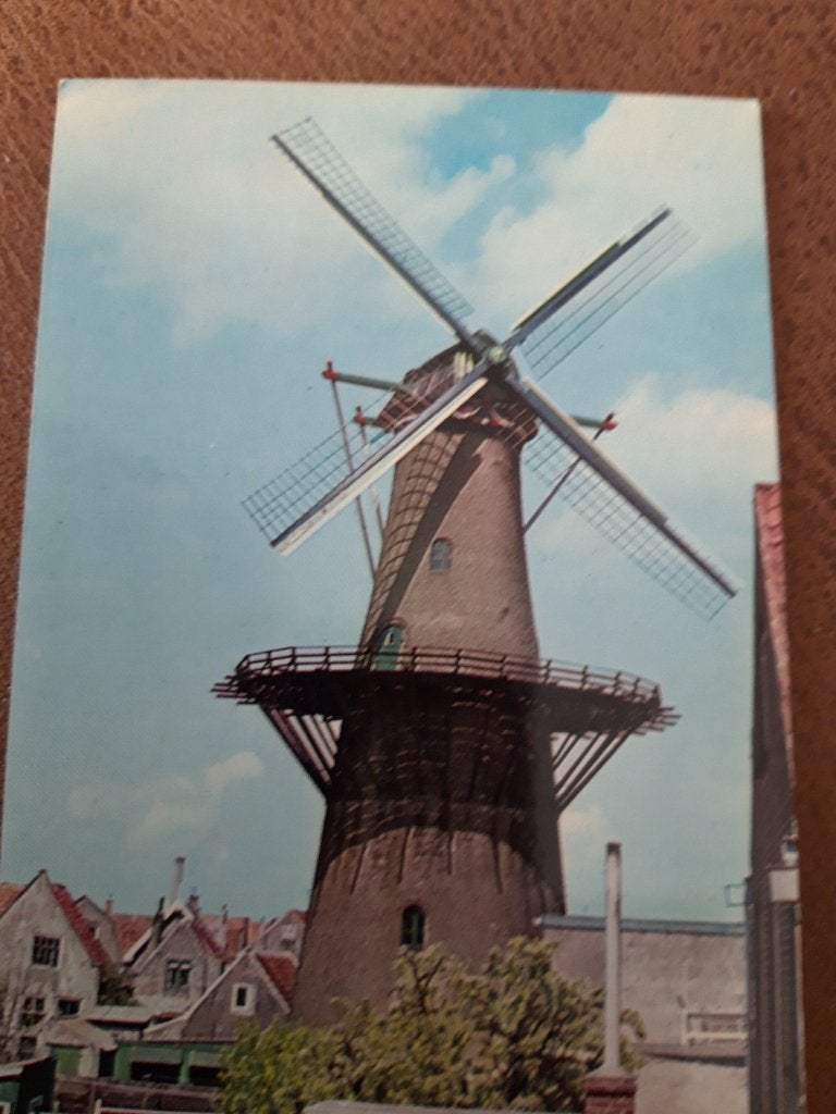 Zierikzee, molen de Hoop, Ophalen of Verzenden, 1960 tot 1980, Ongelopen, Zeeland