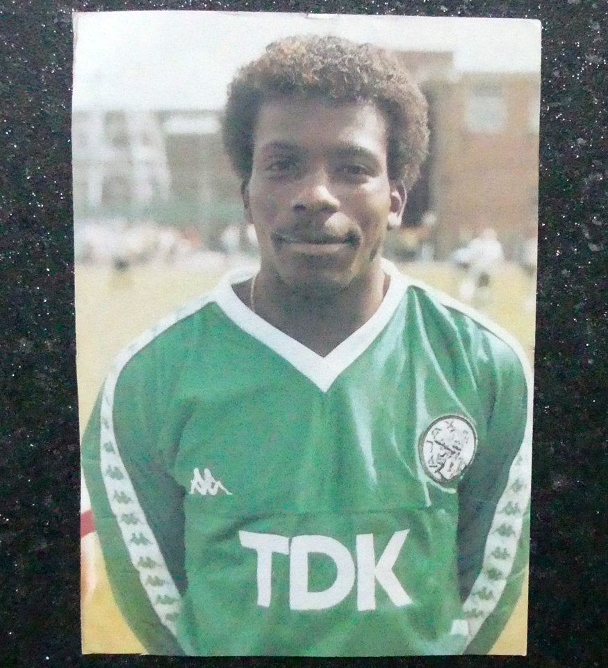 Stanley Menzo fotokaart voetbal kaart plaatje AFC Ajax, Ophalen of Verzenden, Gebruikt, Ajax, Spelerskaart