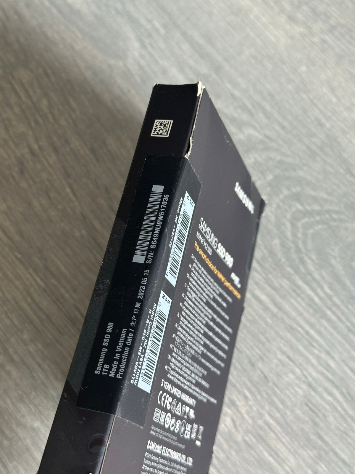 Nieuwe Samsung SSD 980 NVMe M.2 1TB - Ongeopend, Ophalen, Intern, Server, Nieuw