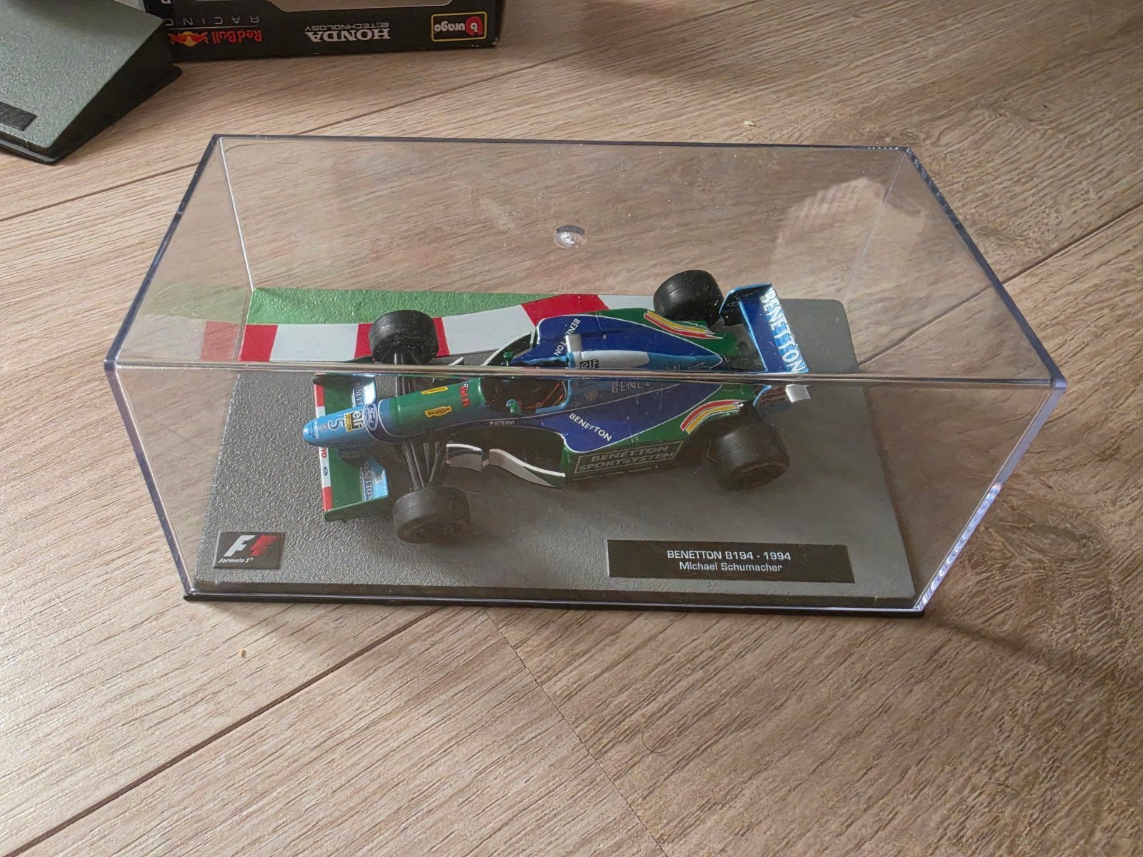 Benetton B194 - 1994 Michael Schumacher F1 model, Ophalen of Verzenden, Zo goed als nieuw, Auto, Overige merken