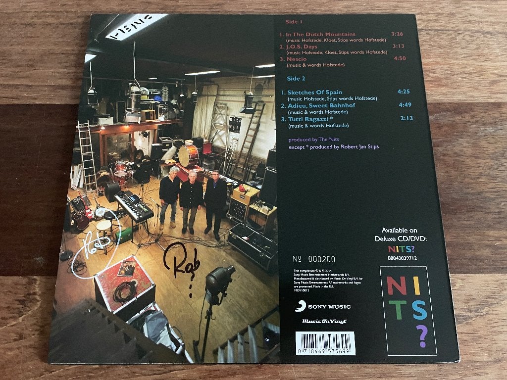 Vinyl Maxisingle 10" Nits 6 SIGNED CLEAR NUMB RSD 2014 NIEUW, 2010 - 2019, 10 inch, Limited edition, Ophalen of Verzenden