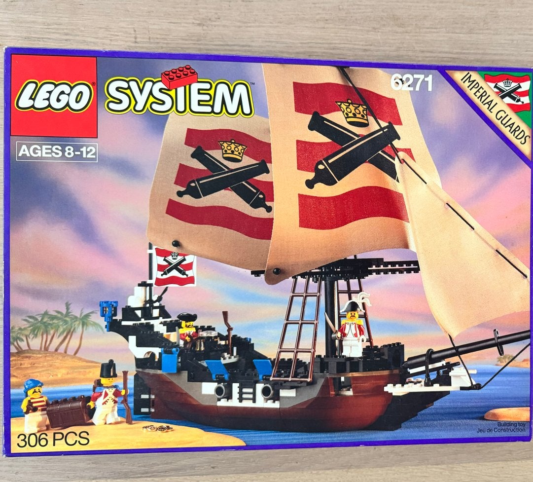 Lego System 6271 Imperial Flagship - Vintage Piratenschip, Lego, Zo goed als nieuw, Compleet, Complete set