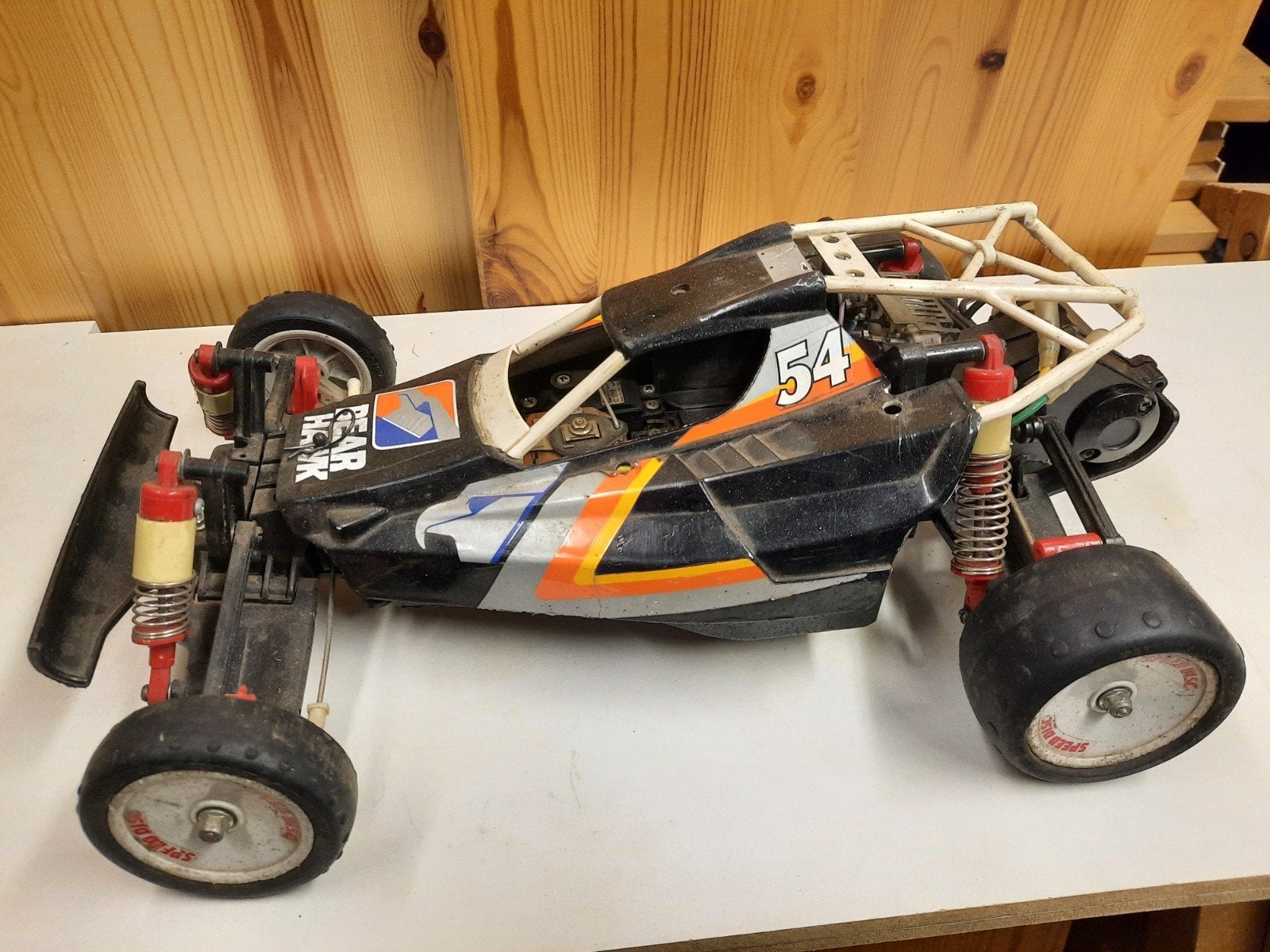 Tamiya bear hawk vintage, Hobby en Vrije tijd, Elektro, Gebruikt, Auto offroad, Ophalen of Verzenden