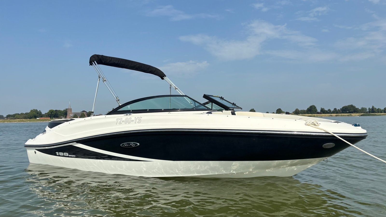 Sea Ray 190 Sport - compleet met trailer, Ophalen, Binnenboordmotor, Tot 1.00 meter, 120 tot 200 pk