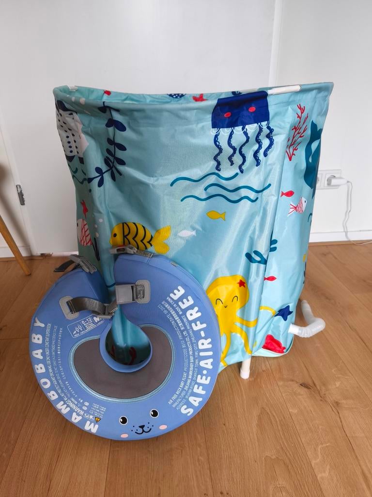 Mambobaby zwemband + floating bad, Ophalen, Zo goed als nieuw, Jongetje of Meisje, Zwem-accessoire