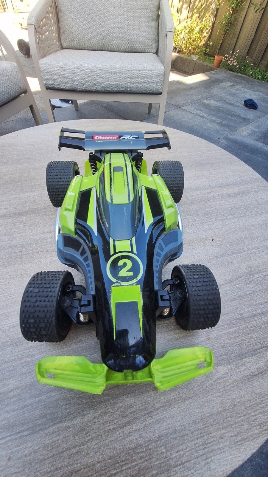 Carrera RC Green Challenger Afstandsbestuurbare Auto, Hobby en Vrije tijd, Modelbouw | Radiografisch | Auto's, Gebruikt, Auto offroad