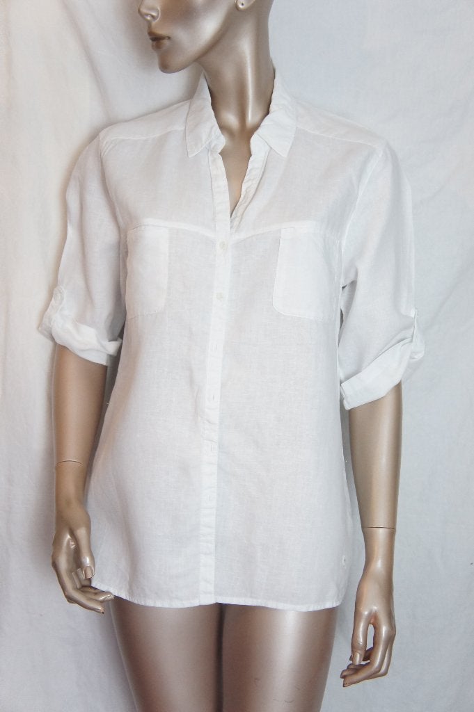OLSEN blouse maat 44 LINNEN, Verzenden, Zo goed als nieuw, Maat 42/44 (L), Wit