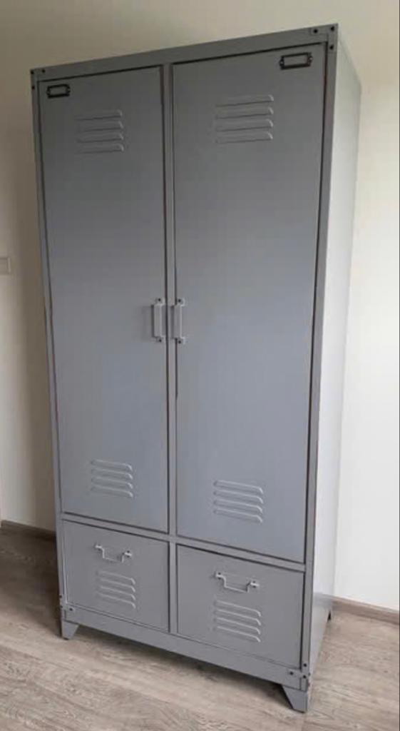 vtwonen Locker - Metaal - Zilver - 190x90x50 cm, Ophalen, Gebruikt
