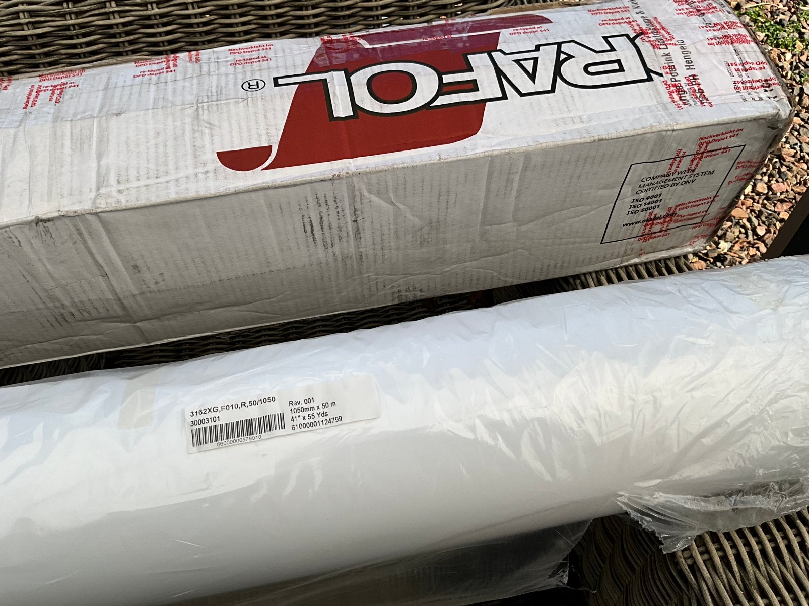 Orafol folie 1050mm x 50m nieuw op rol, Ophalen, Nieuw