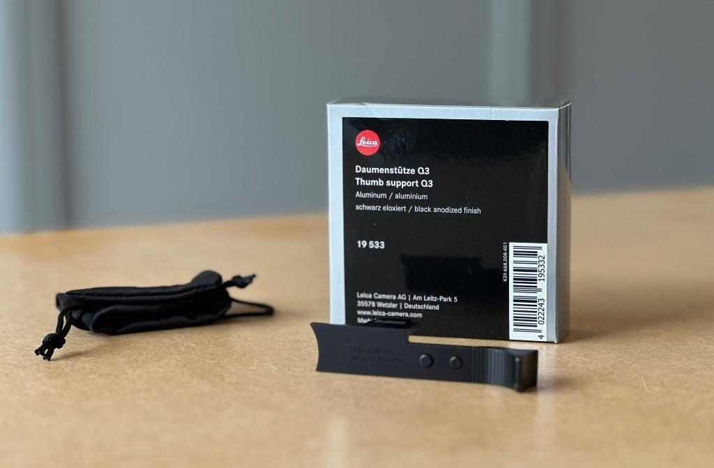 Leica Thumb Support 19533 voor Q3, Overige typen, Info@leica-welt.com, Zo goed als nieuw, Leica GmbH