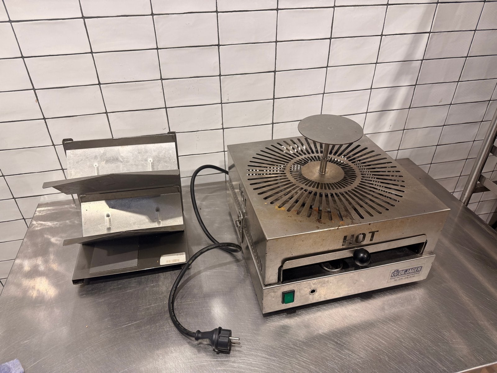 Pizza inpak machine, Ophalen, Gebruikt