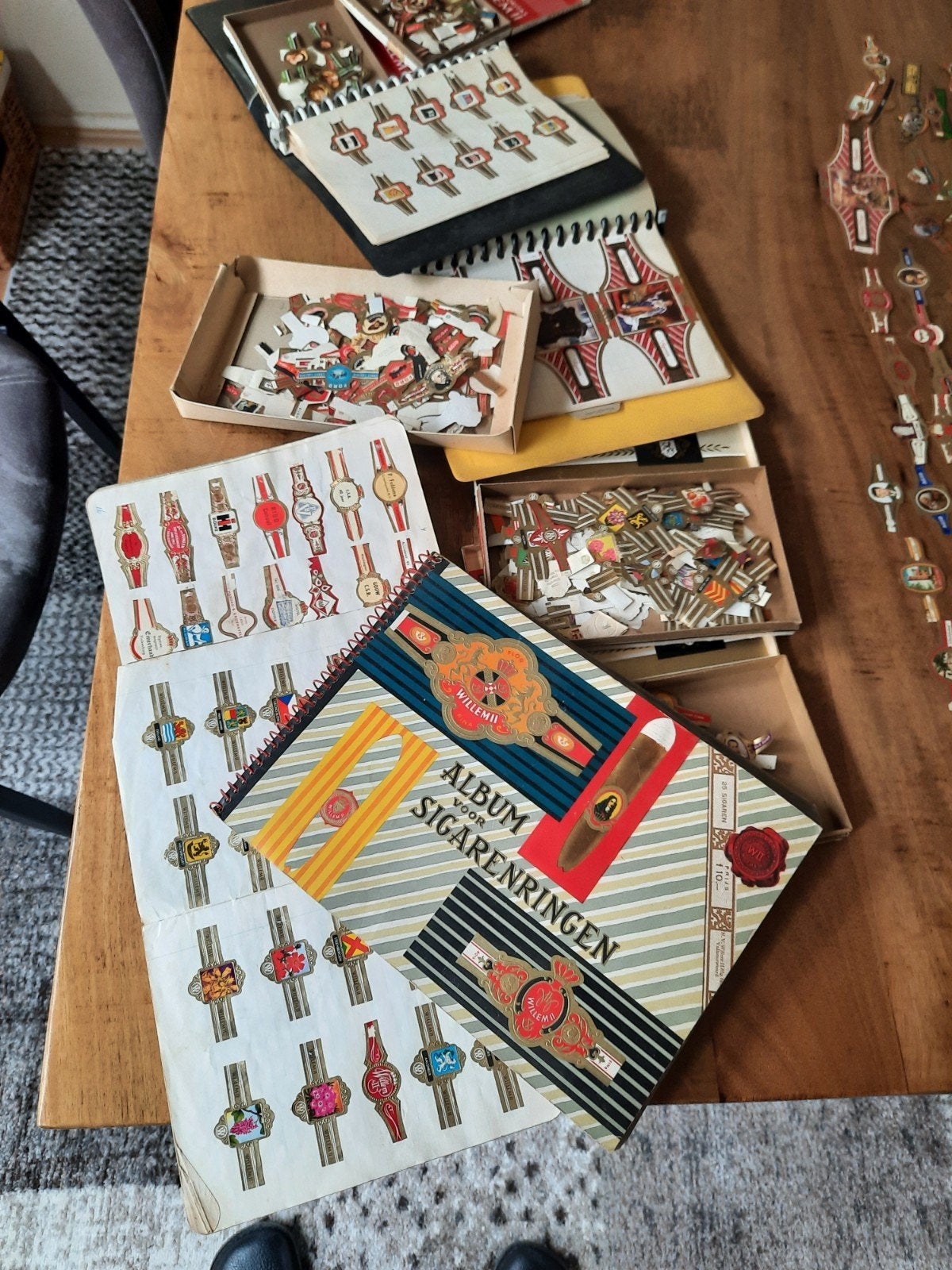 Grote collectie sigarenbandjes en albums, Verzamelen, Ophalen of Verzenden