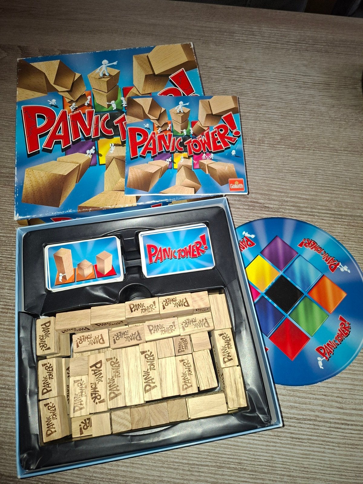 Panic Tower! Stapelspel, Een of twee spelers, Ophalen of Verzenden, Zo goed als nieuw, Goliath