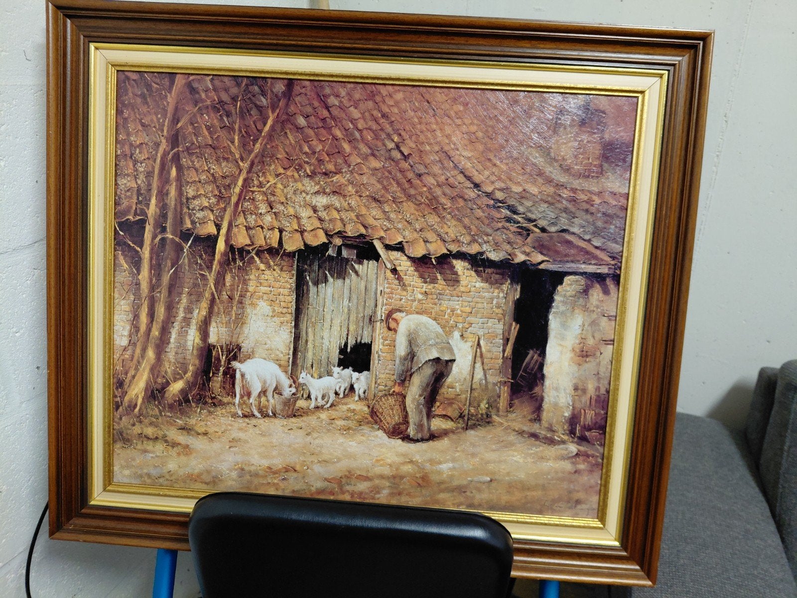 reproductie schilderij leon Engelen
74 op 64 cm
perfecte sta, Ophalen