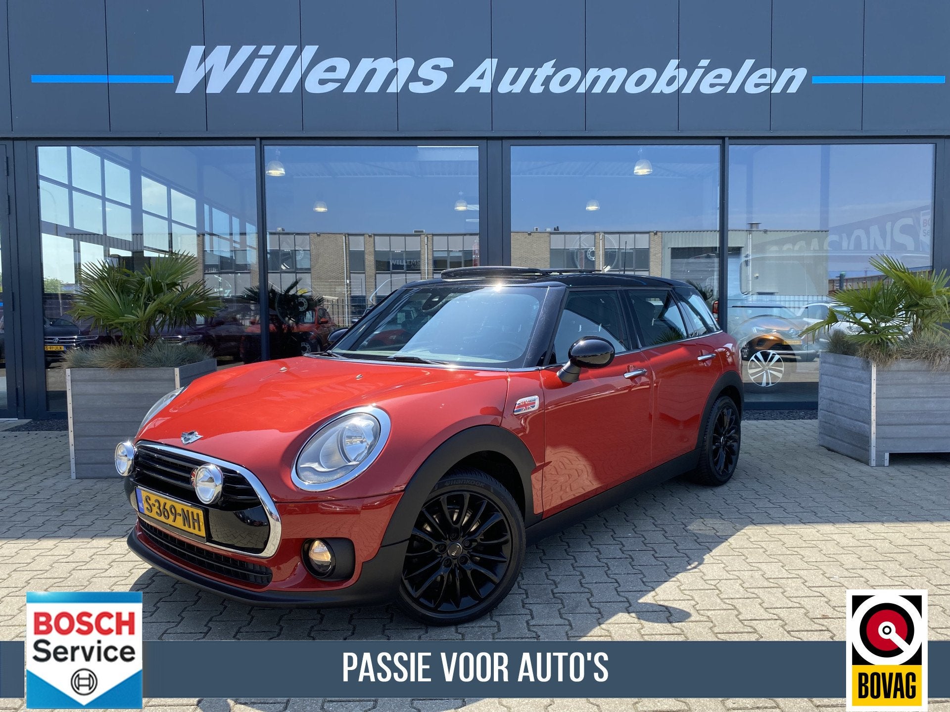 MINI Clubman 1.5 Cooper Business Schuifkanteldak, Climate Co, Auto's, 136 pk, Gebruikt, Met garantie (alle), Leder