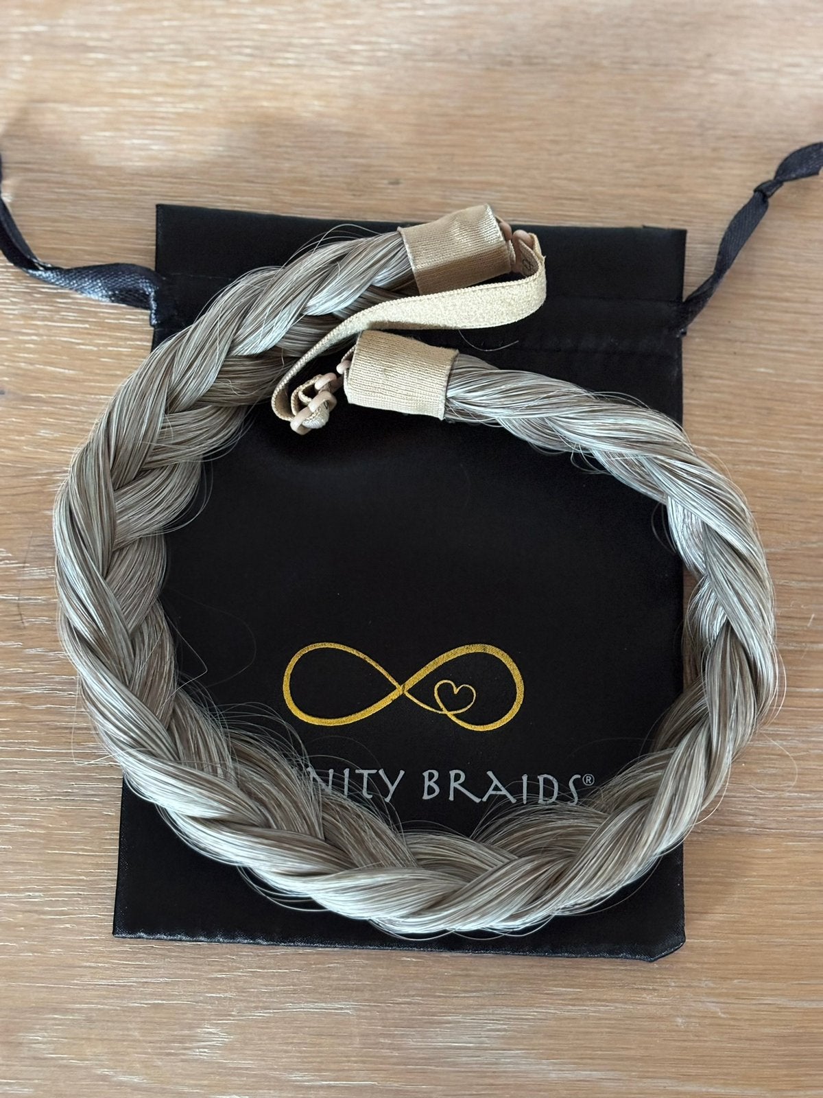 Infinity braid vlecht haarband, Sieraden, Tassen en Uiterlijk, Uiterlijk | Haarverzorging, Gebruikt, Overige typen, Ophalen of Verzenden