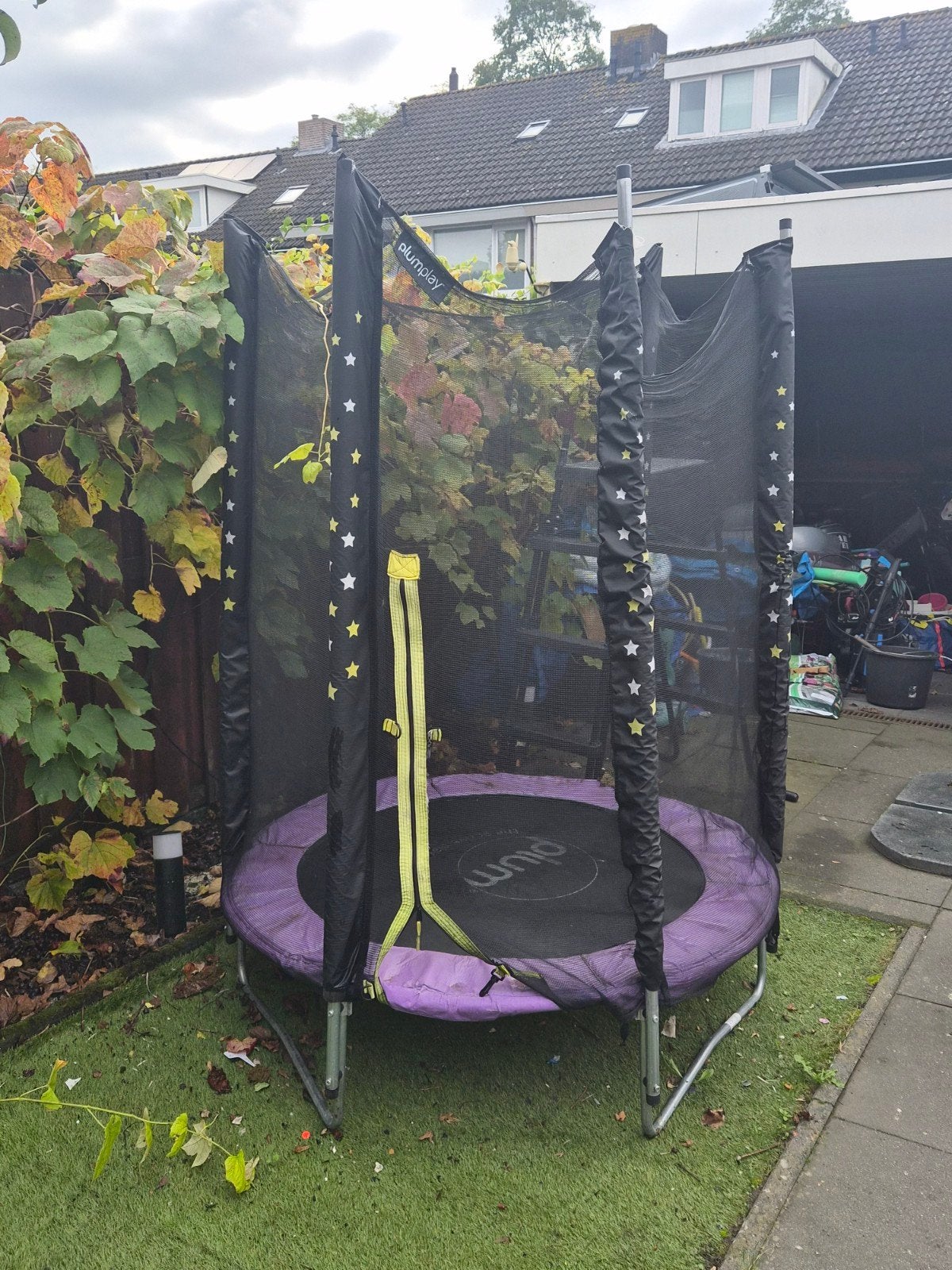 Plum Play Trampoline met veiligheidsnet, Ophalen, Gebruikt