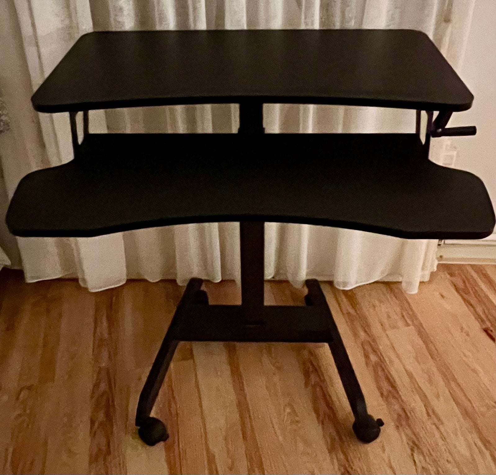 Zit-sta bureau UPdesk High (handslinger) – zwart, Computers en Software, Ophalen, Zo goed als nieuw