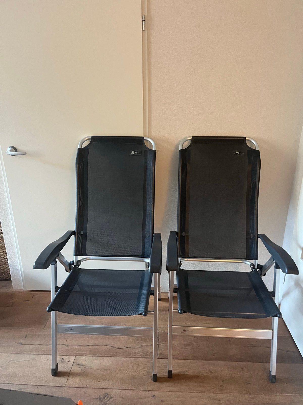 Bardani Campingstoelen - Verstelbaar en Comfortabel, Caravans en Kamperen, Ophalen, Zo goed als nieuw, Campingstoel