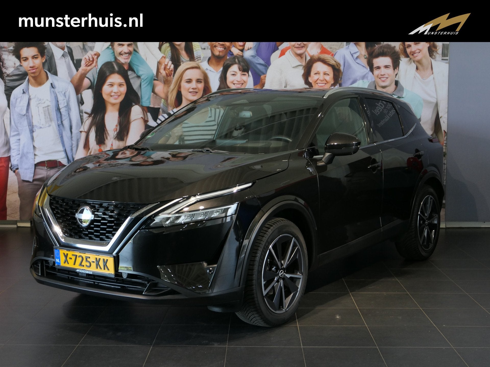 Nissan QASHQAI 1.3 MHEV Xtronic Tekna *1.800KG Trekgewicht!*, Auto's, Nissan, Automatische klimaatregeling, Leder en Stof, Zwart