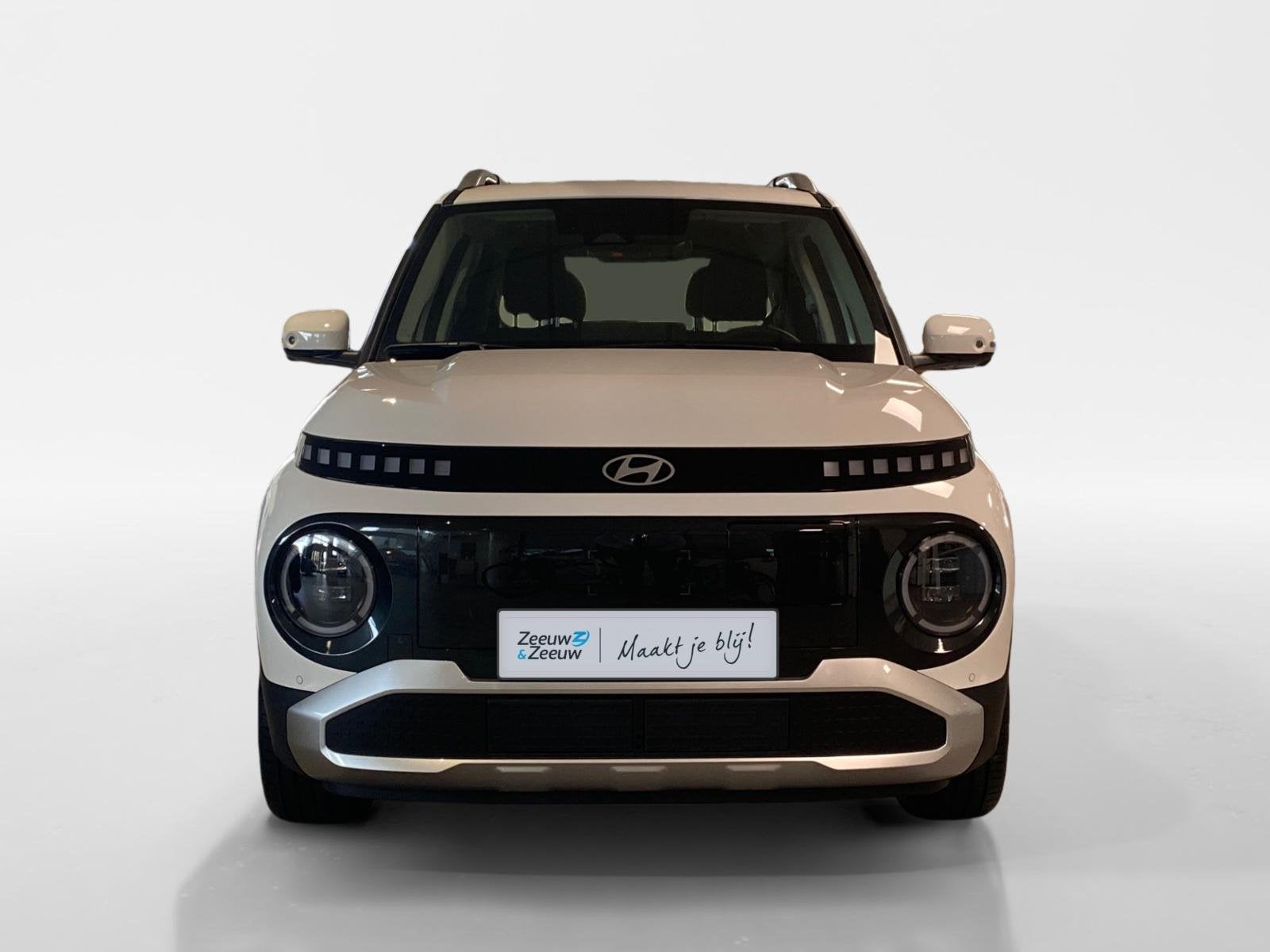 Hyundai INSTER EVOLVE W&T 49 KWH | WINTER PACK & TECH PACK |, Auto's, Stof, Automatische klimaatregeling, 116 pk, Wit