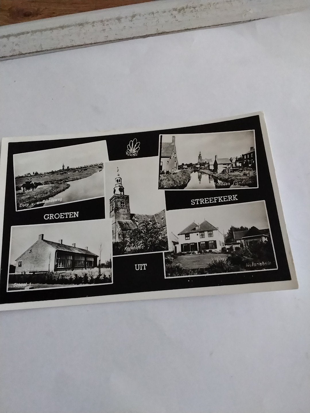Oude ansichtkaart Streefkerk - Groeten uit Streefkerk, Verzamelen, Ophalen of Verzenden, 1940 tot 1960, Gelopen, Zuid-Holland